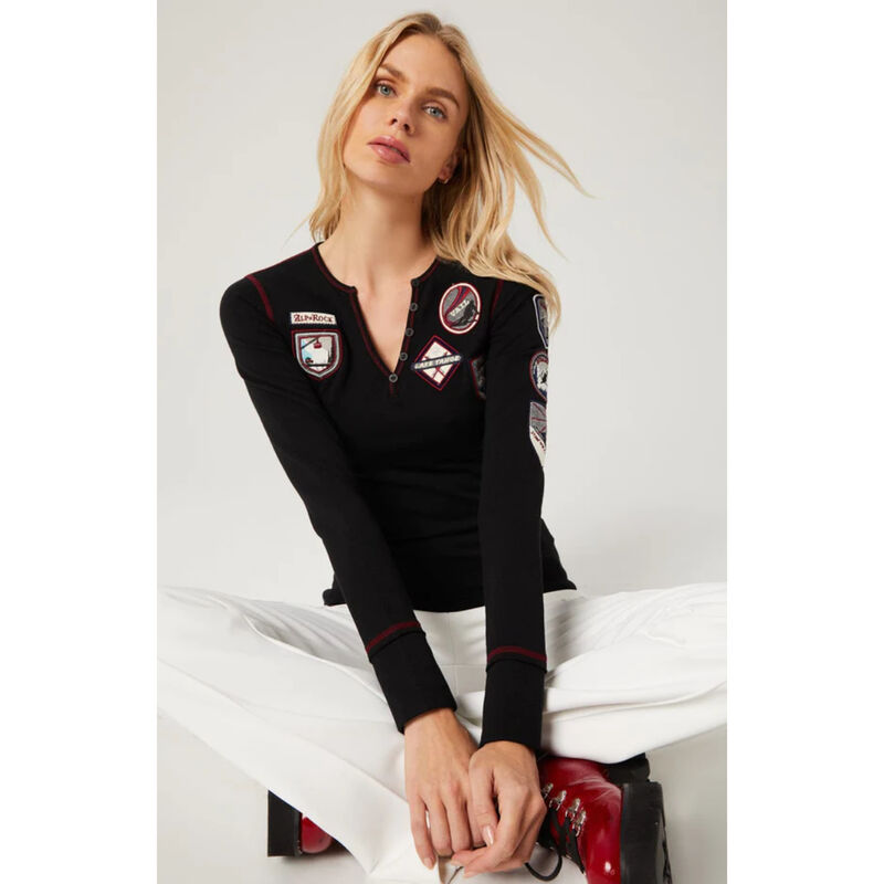 Alp N Rock USA Resorts Henley Shirt Womens image number 1